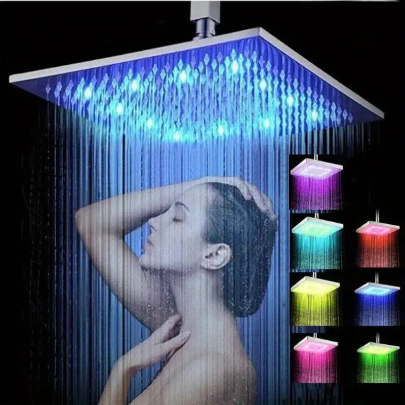 7-Color LED Shower Head