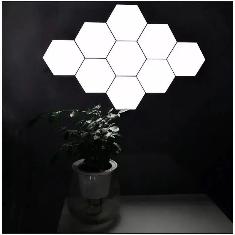 Touch Control Hexagon LED Wall Light (6pc)