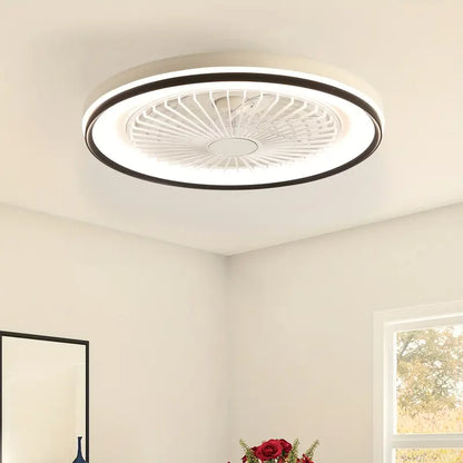 19-Inch Modern Ceiling Fan With RGB Color Changing Light