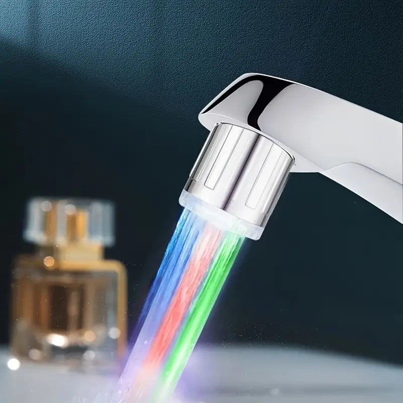 Flashing LED Water Nozzle. No Battery Required, Easy Installation