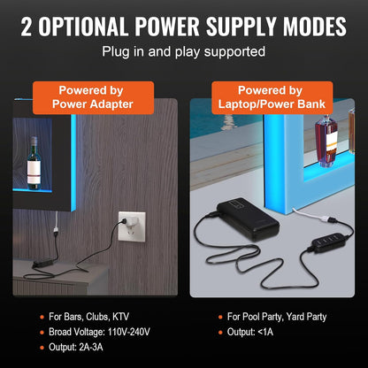 LED Lighted Liquor Bottle Display Shelf