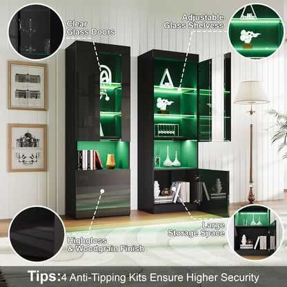 Entertainment Center with Fireplace and Bookcases