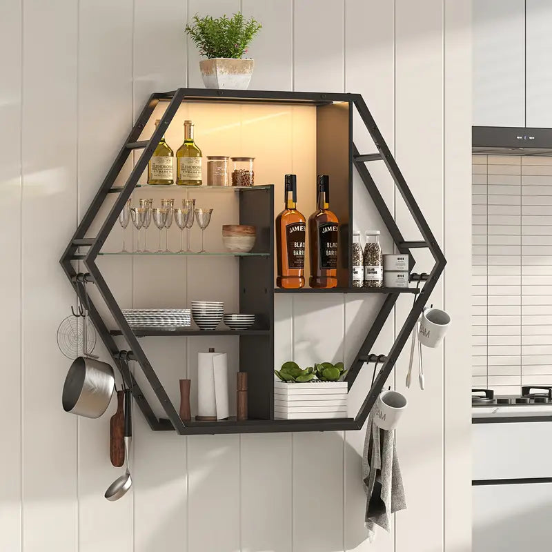 Modern LED Floating Shelves